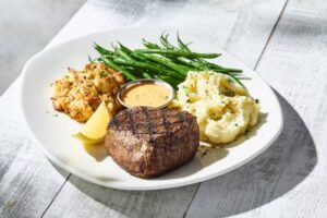 Steak & Crab Cake