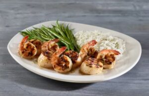 Scallops & Shrimp Skewer